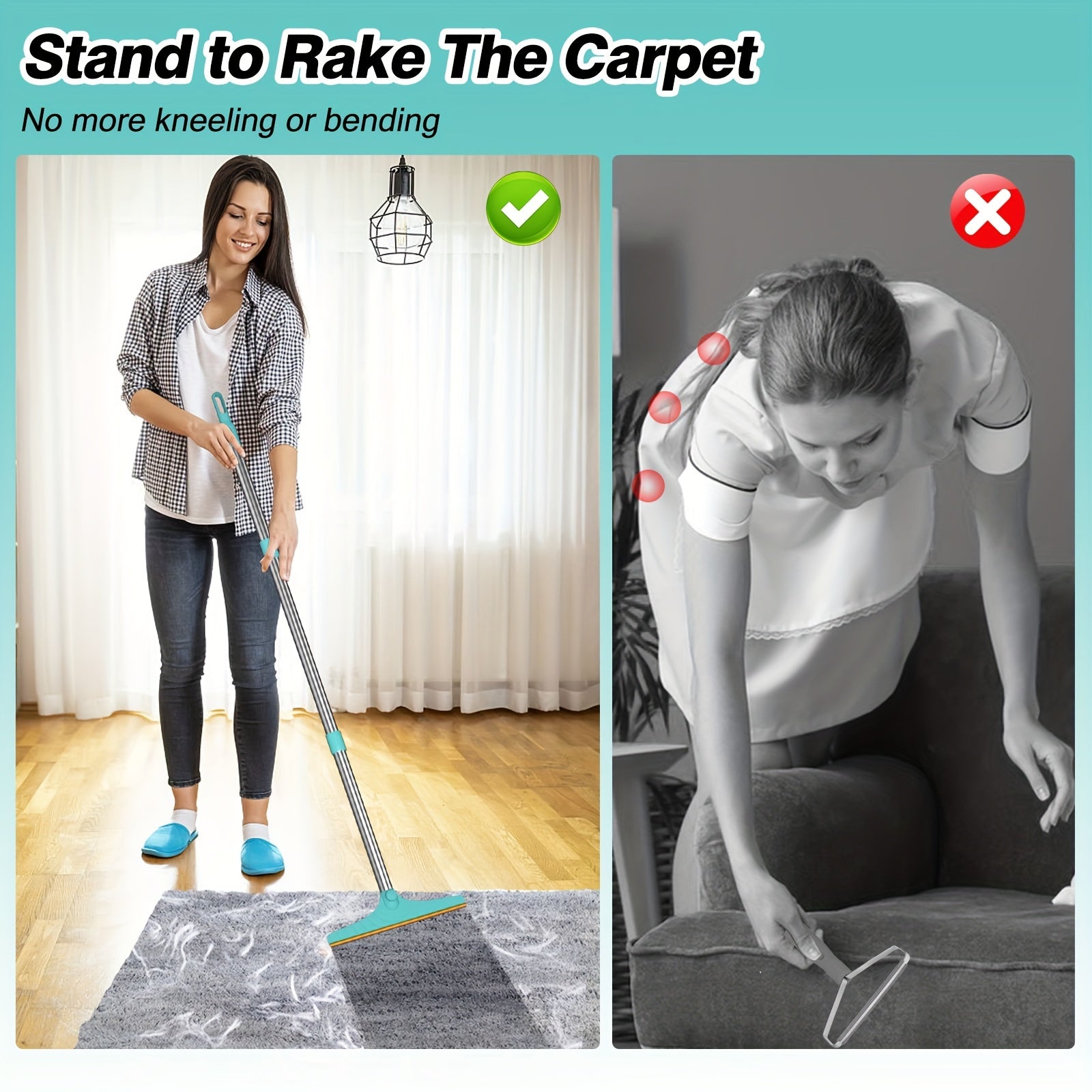 Adjustable Dog Deshedding Brush Plastic Metal No Battery