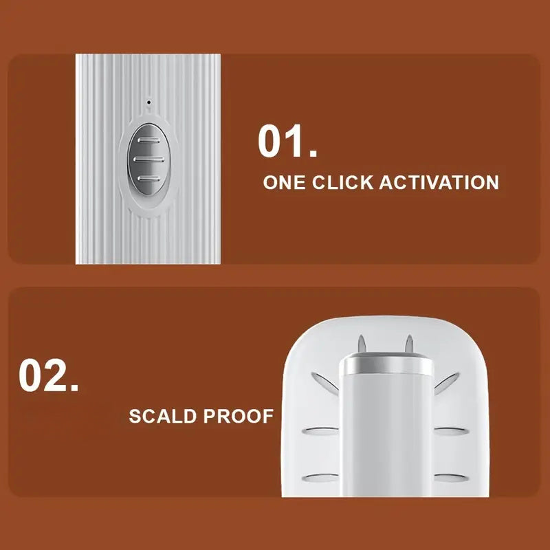 Sayohat uchun portativ qo‘l bilan ishlash mumkin bo‘lgan kiyimlar temirini mini bug‘li temir