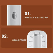 Portable qo‘l bilan ishlash uchun kiyimlar uchun bug‘lovchi, mini temir, sayohat uchun quruq temir, kompakt plastmassa