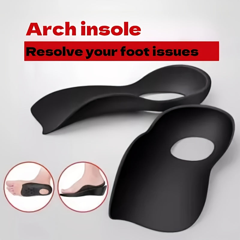 Unisex Foam Arch Support Insoles Non-Slip Foot Pads for Flat Feet