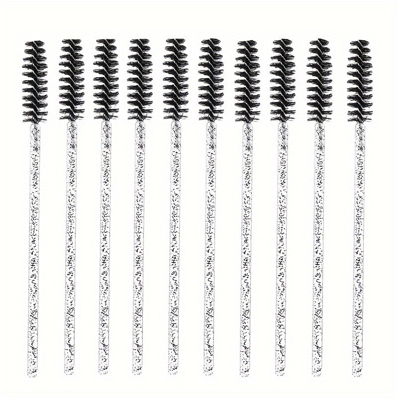 Набор щеточек для ресниц и бровей с коробкой для хранения, не водостойкий, 10/100 шт.