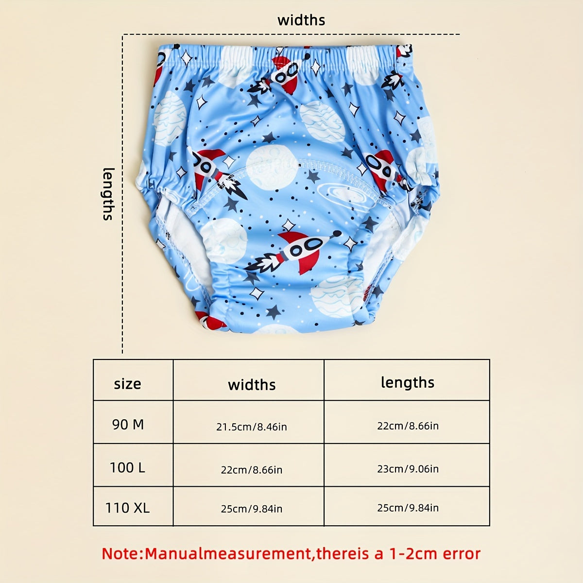 Bolalar uchun yuviladigan trening shimlari - Yumshoq, qayta ishlatiladigan va namni o'zlashtiruvchi - Turli ranglarda - Bayramlar uchun ideal sovg'a