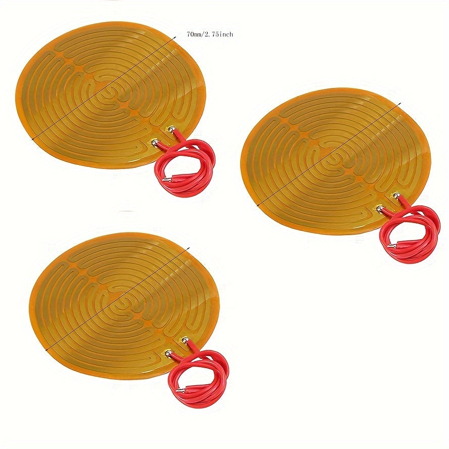 Electric Heating Film Pad for Oil Tanks Defogging 10-100mm 5V 12V 24V