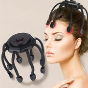 8 ta barmoq shaklidagi elektrodlar, 3 rejim, USB orqali zaryadlanadigan - chuqur dam olish, ideal ta'til sovg'asi, qulay joylashish bilan portativ bosh massaj qiluvchi.