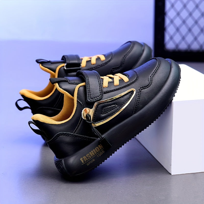 Youth Sports Shoes for Kids Breathable EVA Sole Casual All-Season Sneakers