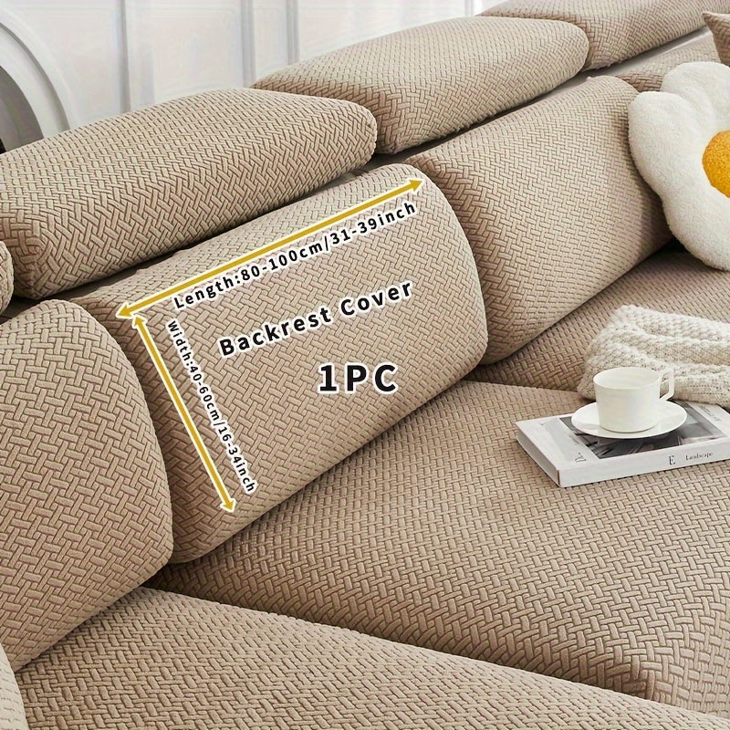 Чехол на диван для украшения гостиной, водонепроницаемый растягивающийся чехол на диван 70x70 дюймов