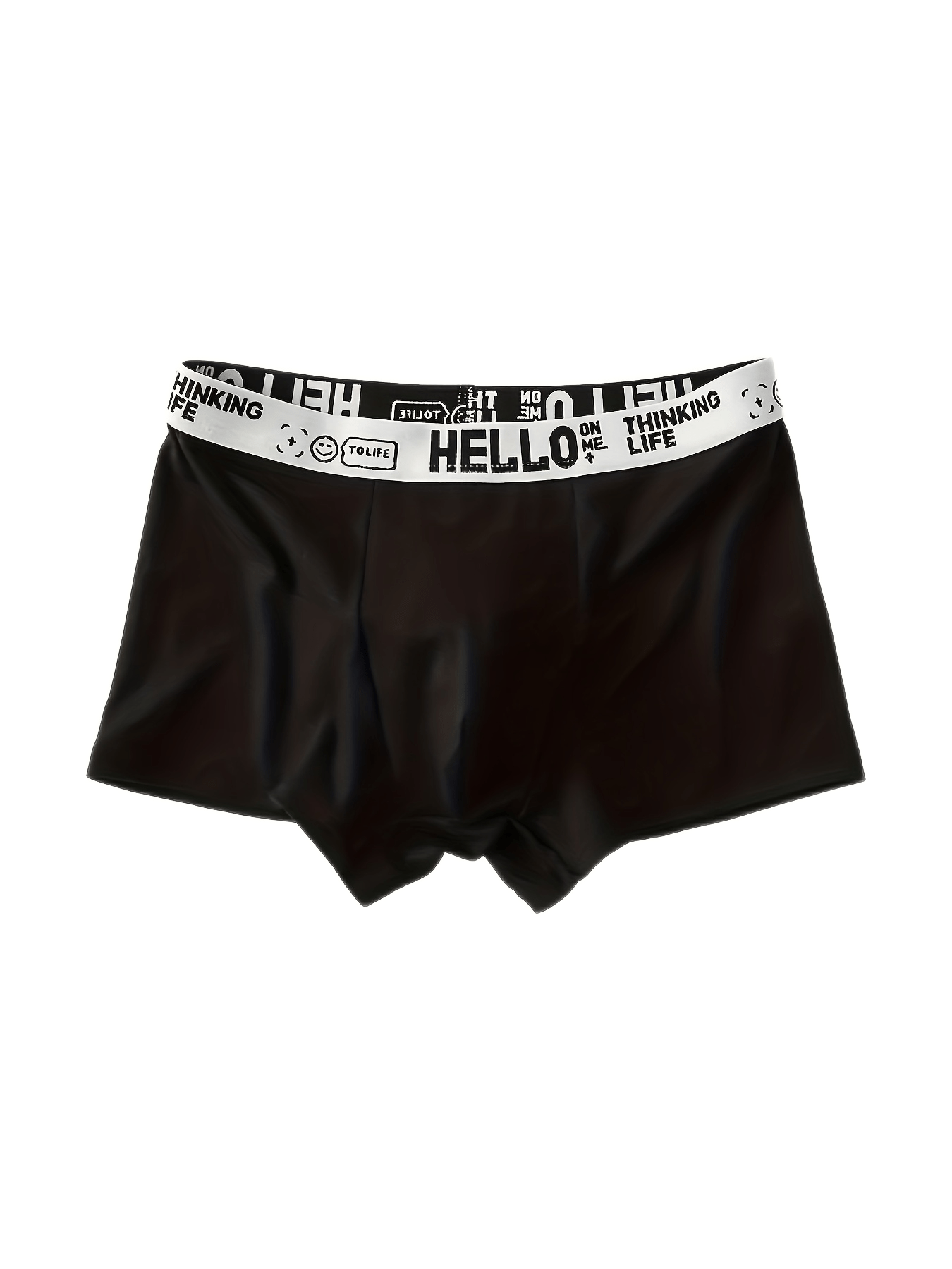 10 ta to'plam erkaklar uchun boxer shortlari, zamonaviy dizayn, nafas oladigan polyester va spandeks mato, o'rtacha cho'zilish.