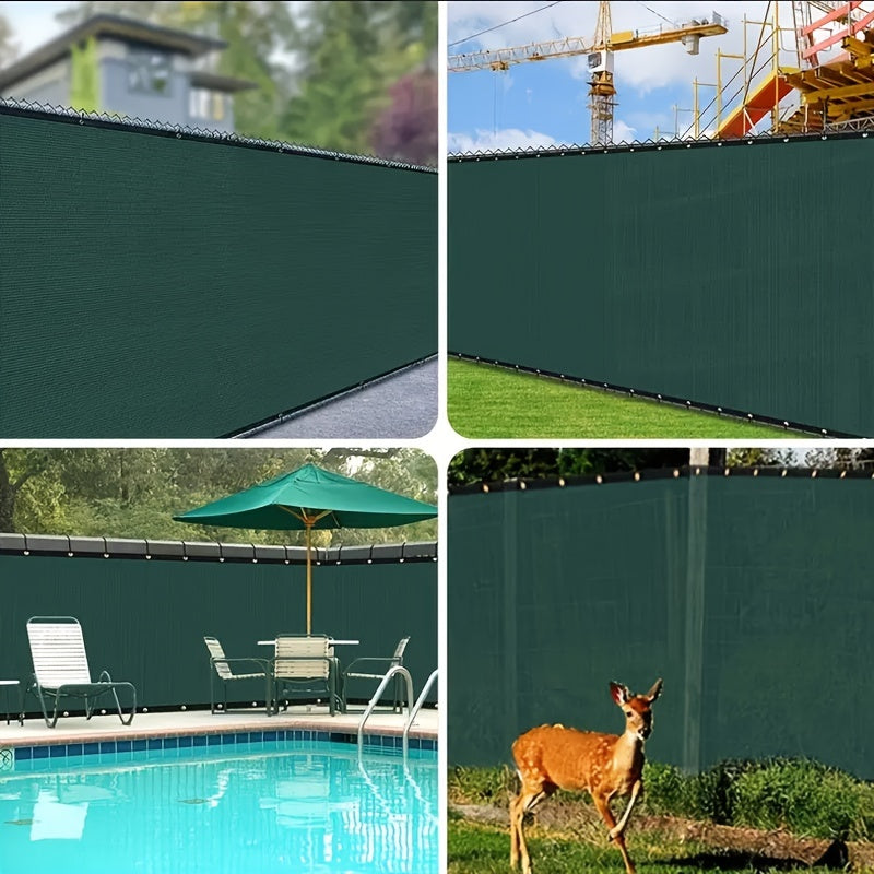 Dark Green Polyethylene Sunshade Net for Outdoor Garden UV Protection Breathability