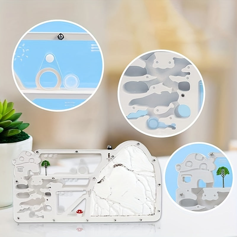 Large Plastic Sand Ant Farm Castle Educational Ant Habitat for Observation