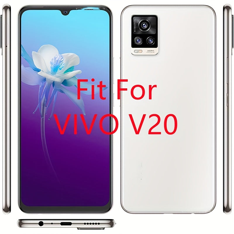 Clear Shockproof Bumper Phone Case for VIVO with Four Corner Airbags Transparent TPU Cover