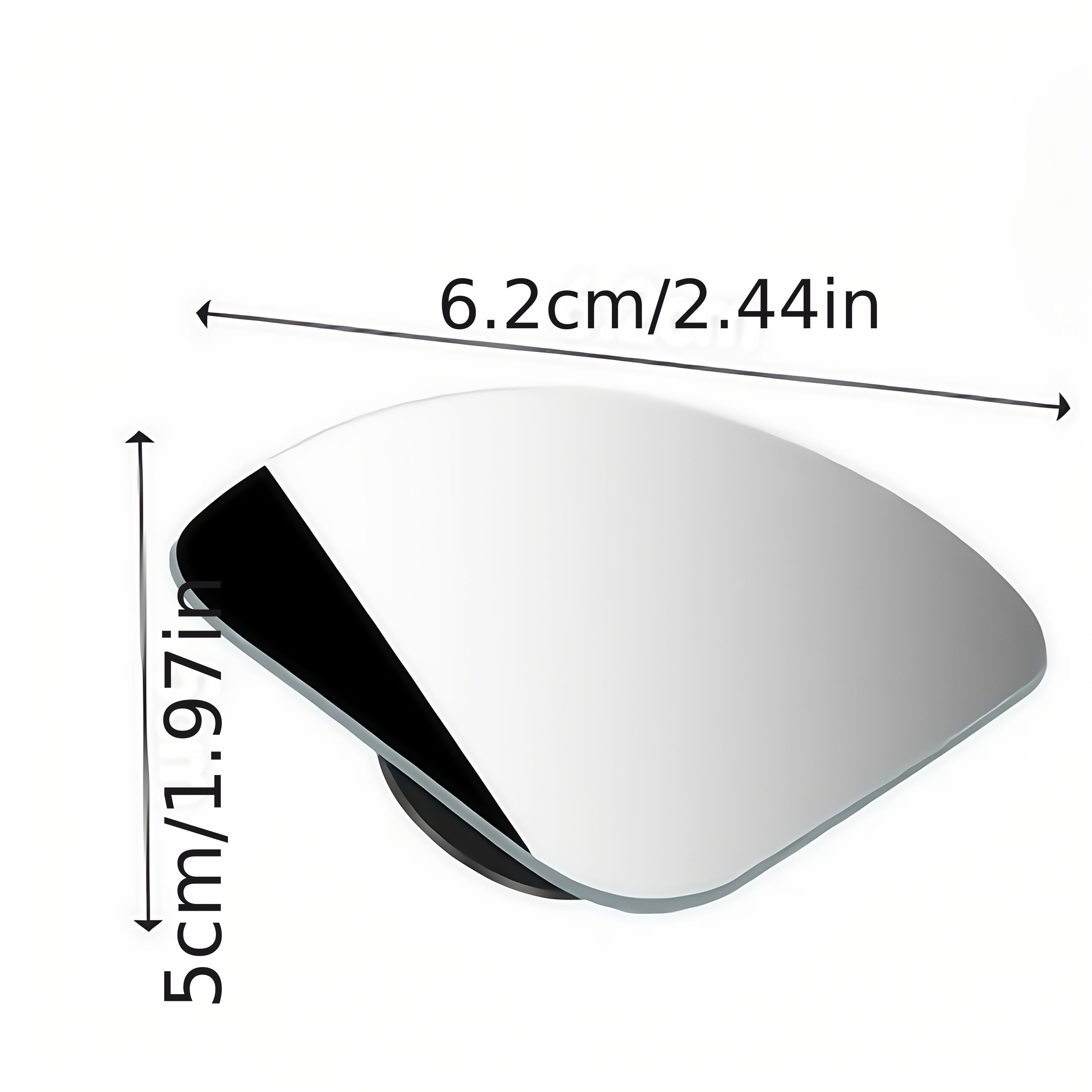 Universal Fit Car Wide-Angle Blind Spot Rearview Mirrors 2 Pack Frameless Flat Lens