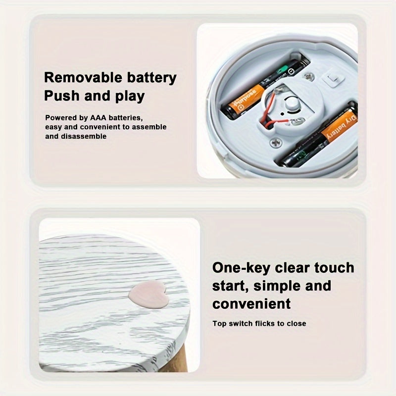 Electric Self-Stirring Travel Mug 400ML with Dry Battery Power for Coffee and Hot Drinks