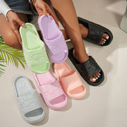 Unisex EVA Soft Bottom Pillow Slide Quick-Dry Non-Slip Shower Beach Sandal