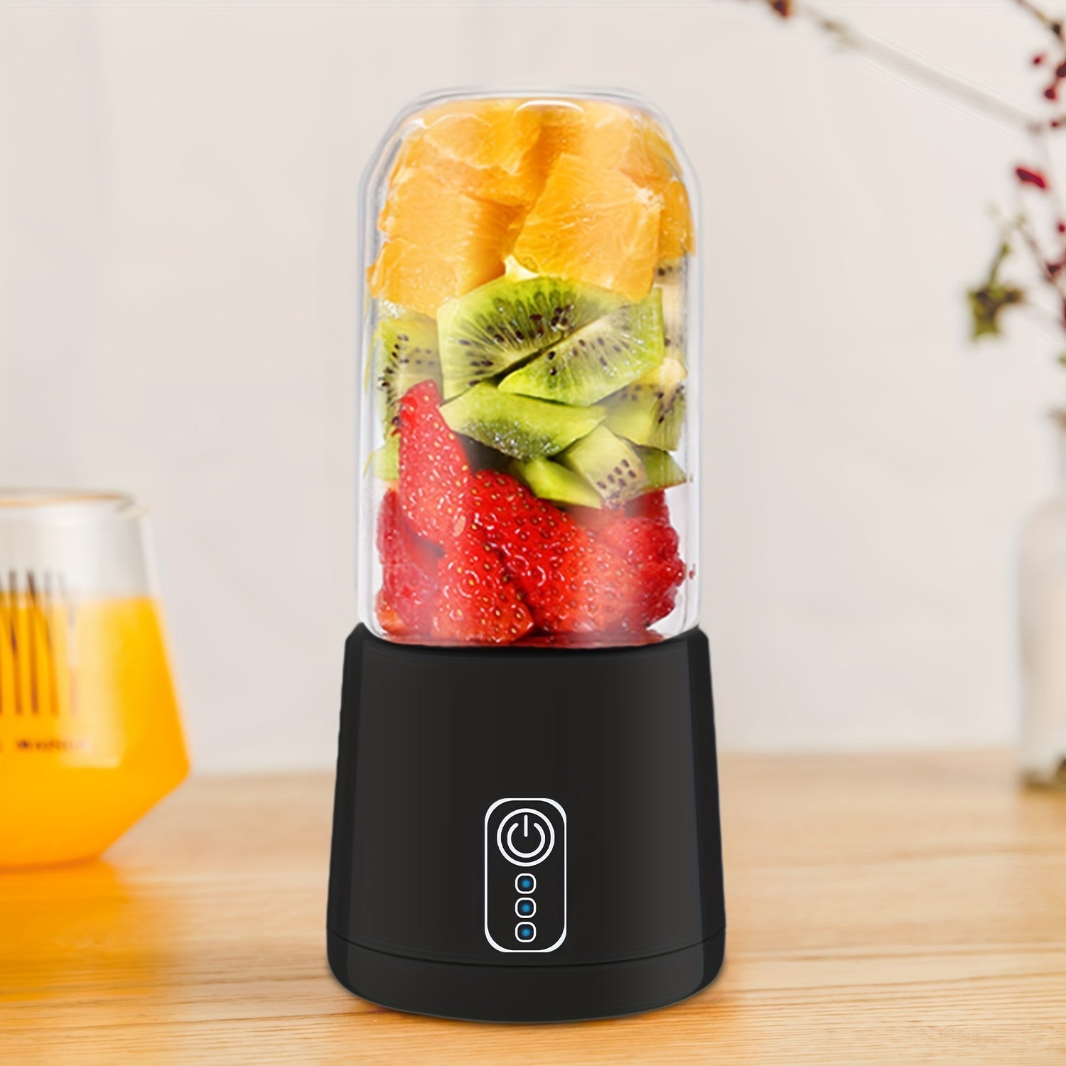Portable Fruit Juicer Personal Blender Rechargeable USB Smoothie Maker