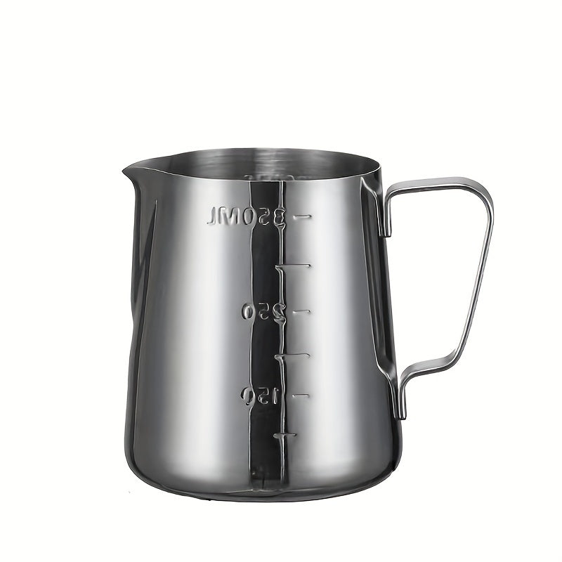 Stainless Steel Milk Frothing Pitcher 12/20 oz Commercial Espresso Tool