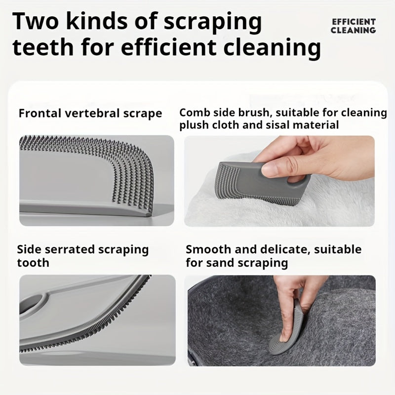 Silicone Pet Hair Brush for Cats and Dogs Cleaning Carpets Sofas Clothing