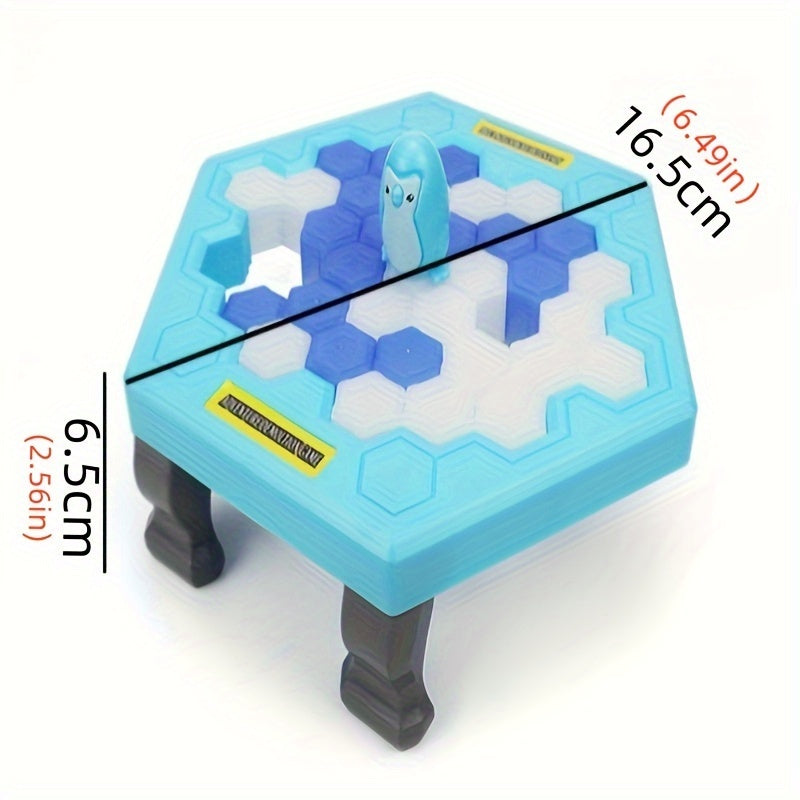 Juego de mesa educativo de rescate de pingüinos, actividad familiar para niños y padres
