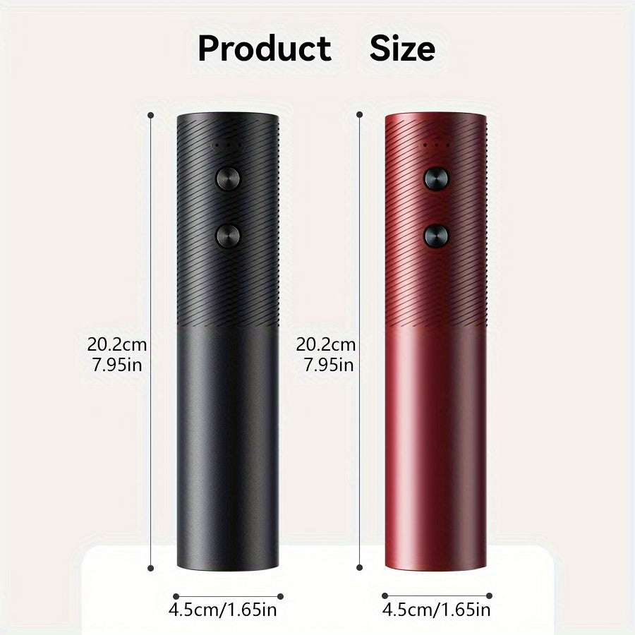 Qayta to'ldiriladigan elektr sharob ochgich avtomatik qopqog'och uchun uy oshxona partiyasi bar to'y qora qizil