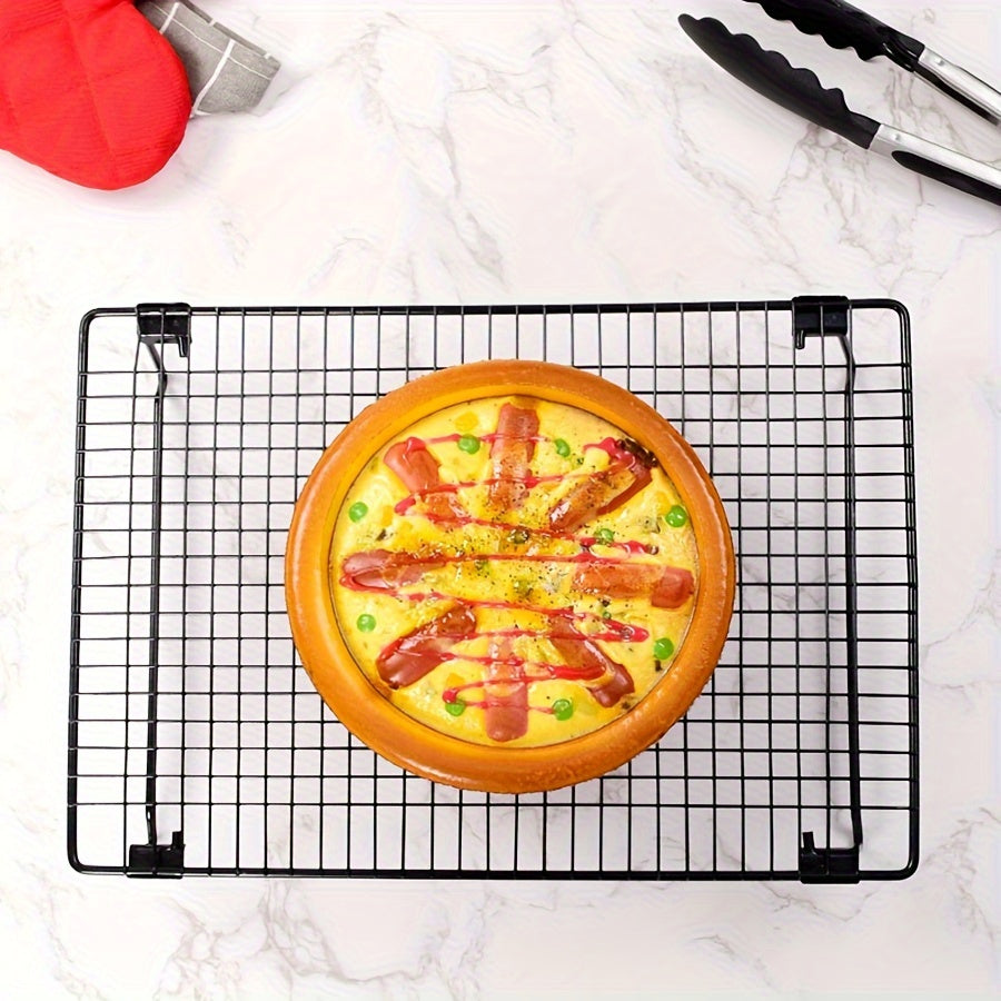 Трехуровеньная решетка из нержавеющей стали, безопасная для духовки, аксессуары для выпечки и готовки