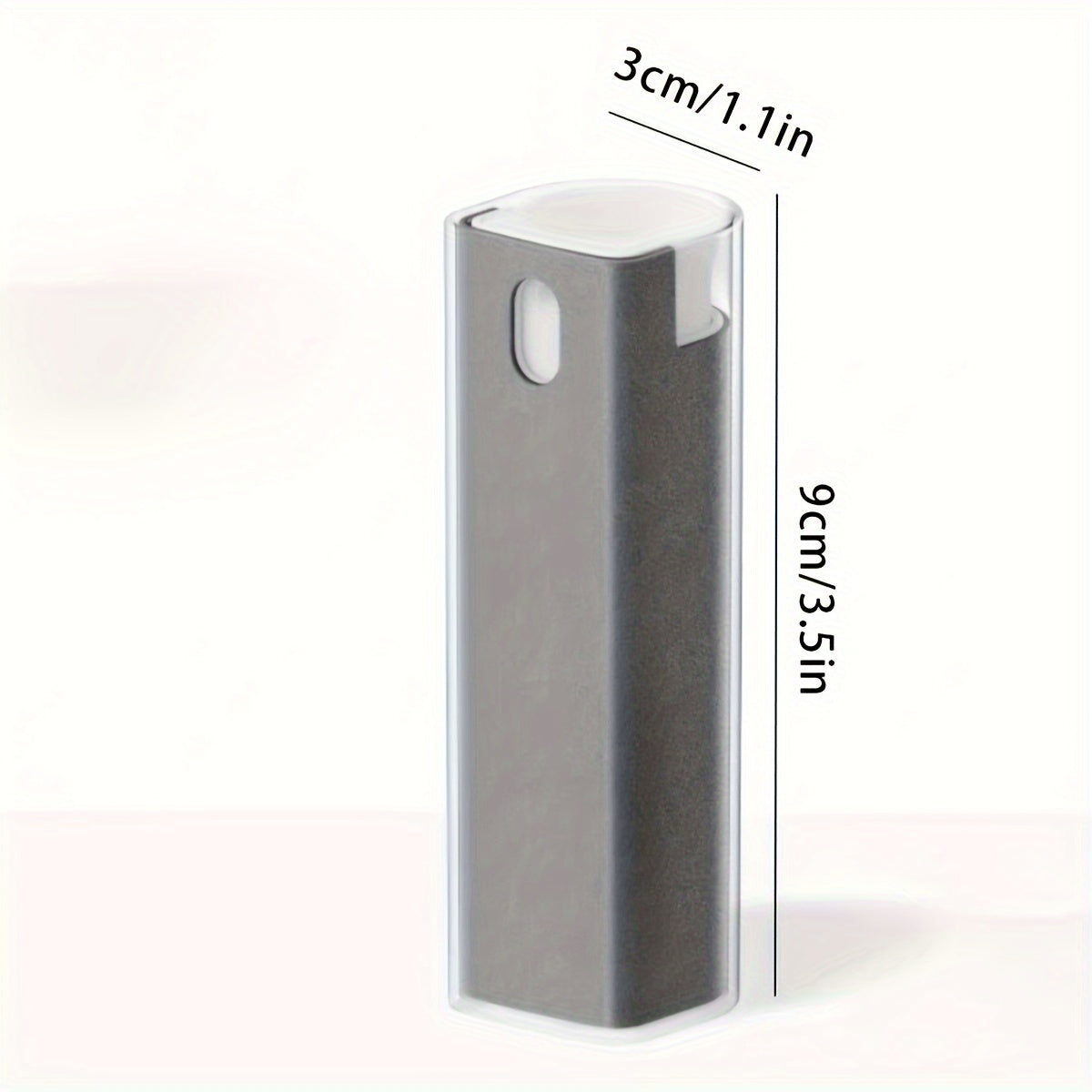 Портативный комплект для чистки экранов телефонов и компьютеров, включает в себя распылитель и инструмент для протирания, а также набор тряпок. Чистящее средство не включено.