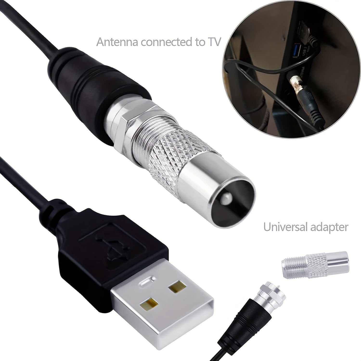 Цифровой усилитель антенны для телевидения, внутренний и наружный усилитель сигнала 2023