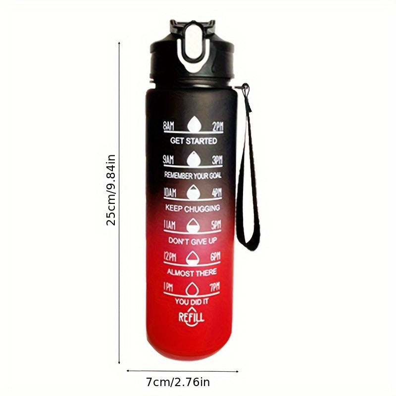 1L Motivational Water Bottle for Outdoor Activities and Gifts