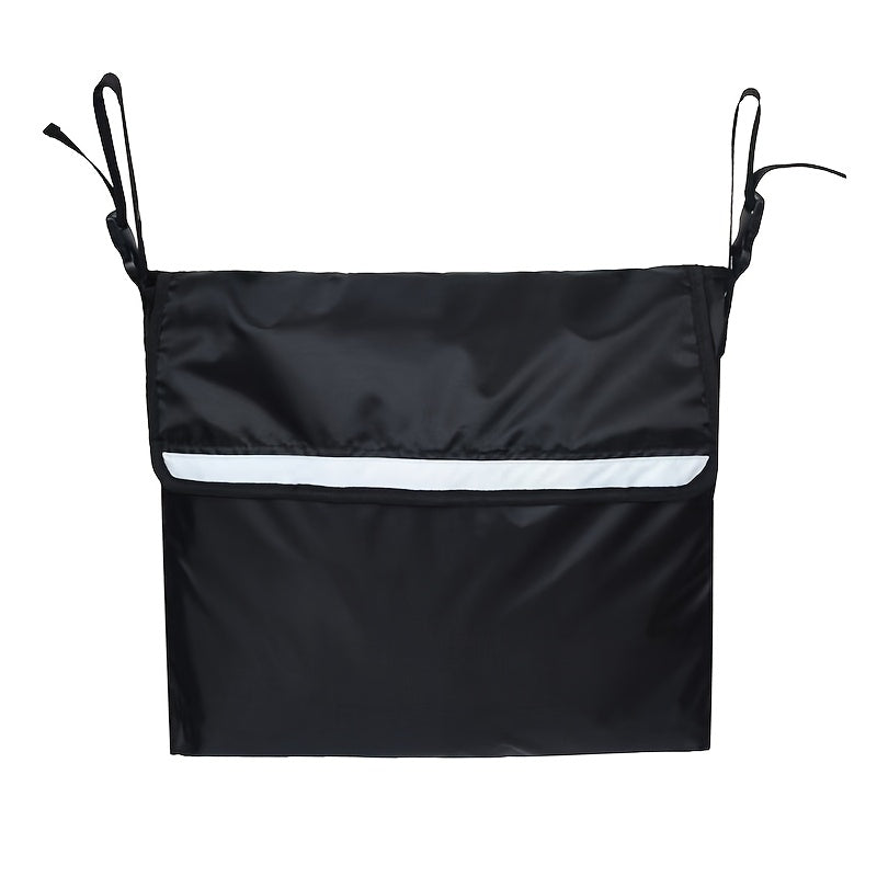 Large Capacity Hanging Storage Bag for Shopping Trolleys with Multiple Pockets