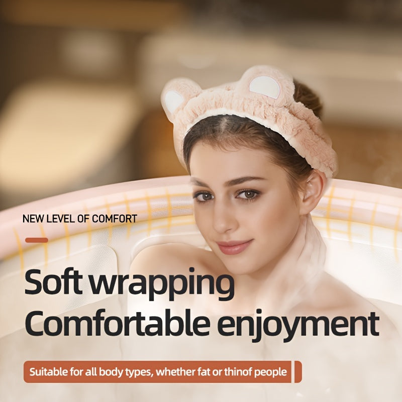 Portable Foldable Bathtub with Insulation for Home and Pool Use