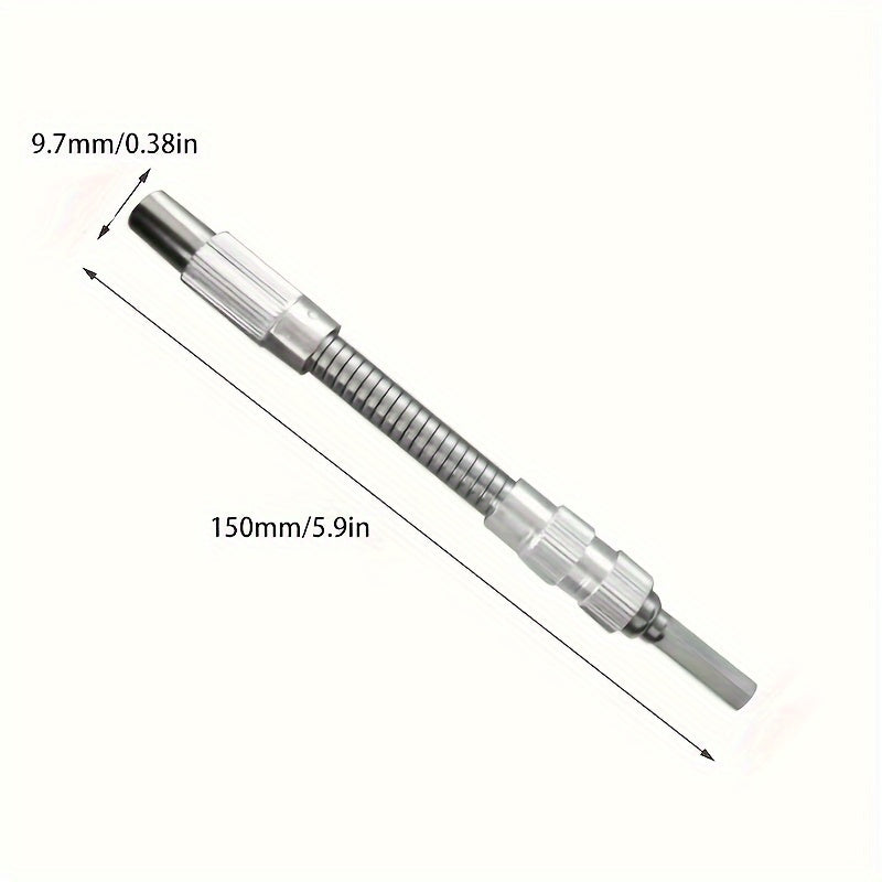 Гибкое удлинение вала электродрели 150-400 мм, многоугольная насадка для сверла