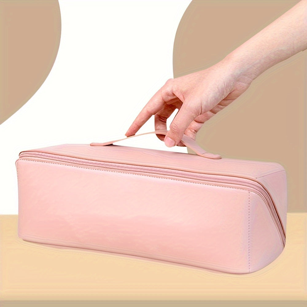 Travel Hair Dryer and Styling Tool Storage Bag Hypoallergenic PU Compact Organizer