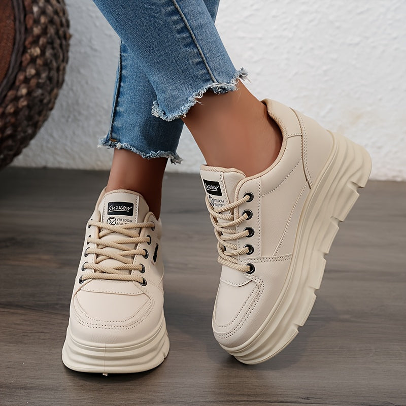 ayollar uchun nafas oladigan pastki sport poyabzali bej tarmoq kundalik poyabzal