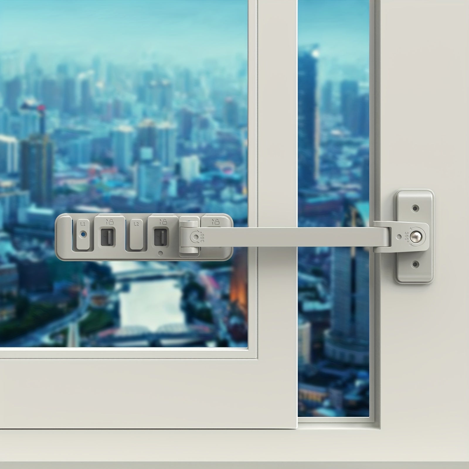 Child Safety Lock for Windows Baby and Pet Window Restraint Easy Installation