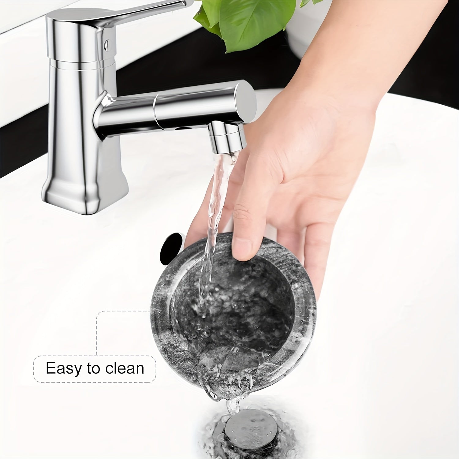 Premium Marble Mortar and Pestle Set for Spices Garlic Pepper Kitchen