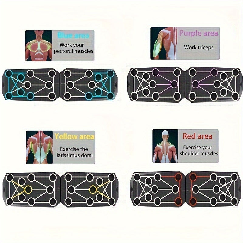 Lingpeng Push-up taxtasi: Ko'krak mushaklarini tarbiyalash va kuch tayyorgarligi uchun ko'p funksiyali uy va sport zali mashg'ulotlari uskunasi. Push-up yordamchisi kiritilgan.