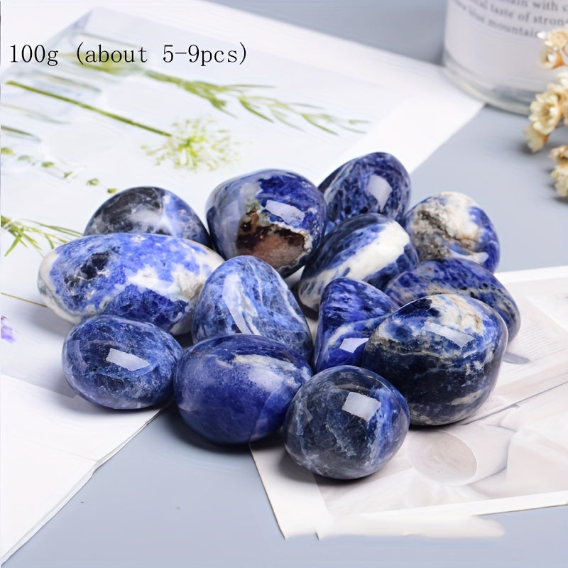 Натуральные аметист и красный яшмовые камни-отшлифовки 100 г кристаллов