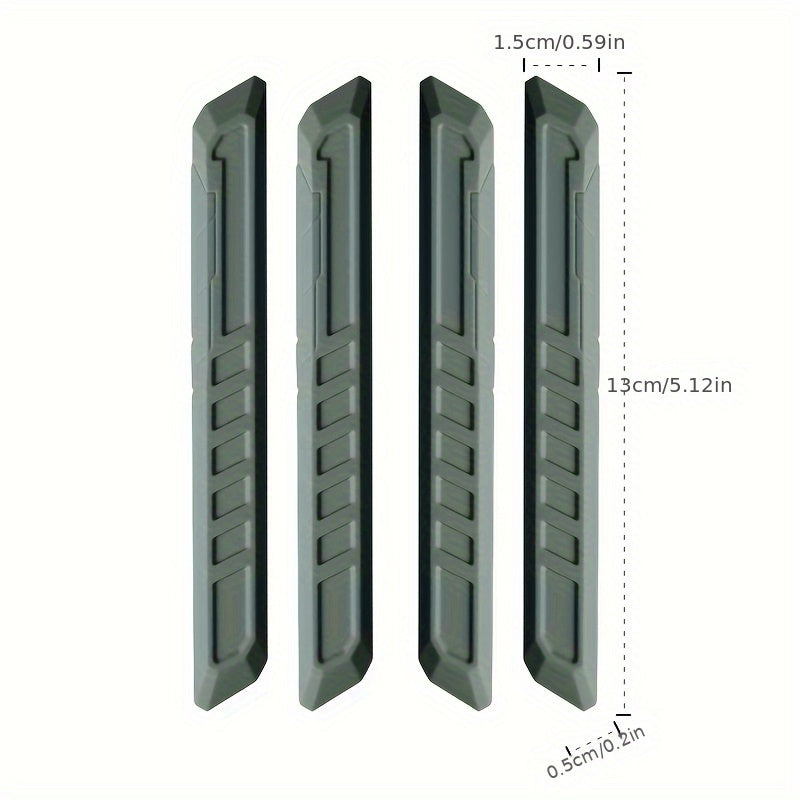 4pcs Silicone Door Guards for Cars Anti-Collision Scratch Protection Door Panel