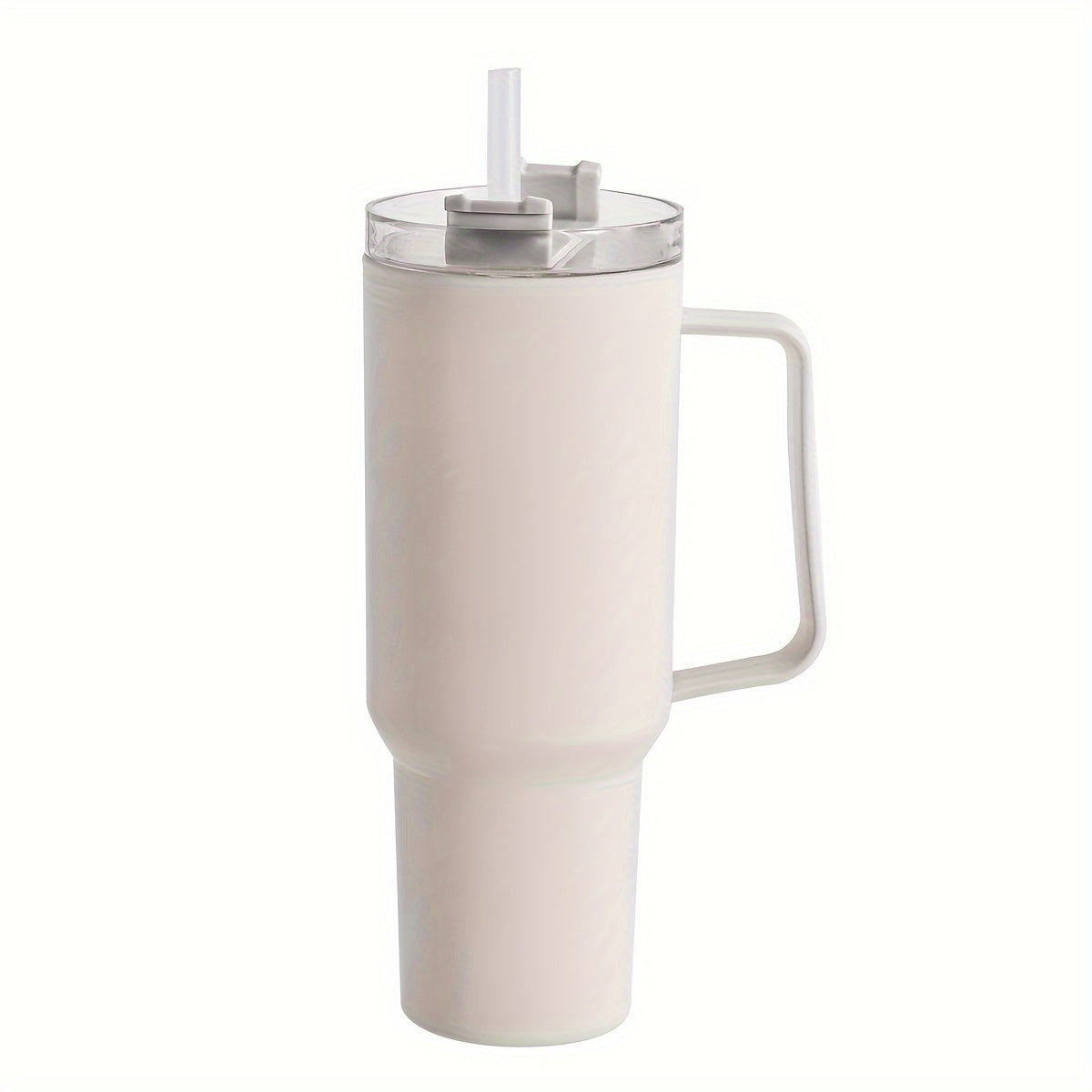 Lightweight Plastic Travel Mug with Straw for Hiking Hand Wash Only
