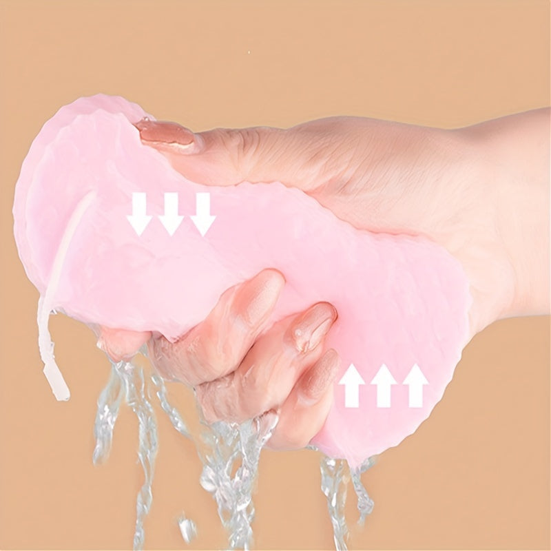 Мягкая губка для купания малыша с дружелюбным к коже мультяшным тиснением для бережного очищения