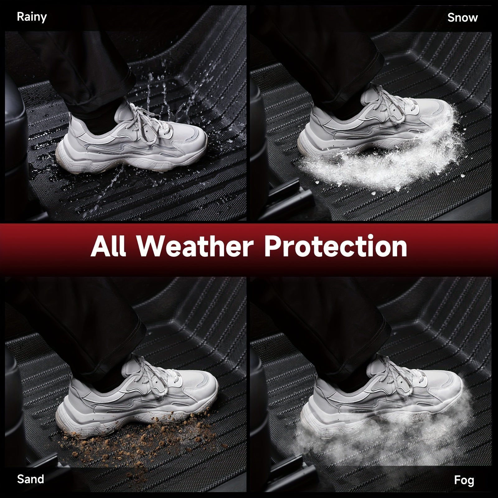 Barcha ob-havo uchun TPE pol matolari Tesla Model Y 2020-2023 yukxalta qoplamasi 6 ta paket