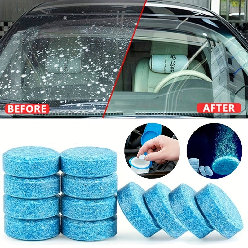 Car Windshield Washer Fluid Effervescent Tablet for Oil Removal All Seasons