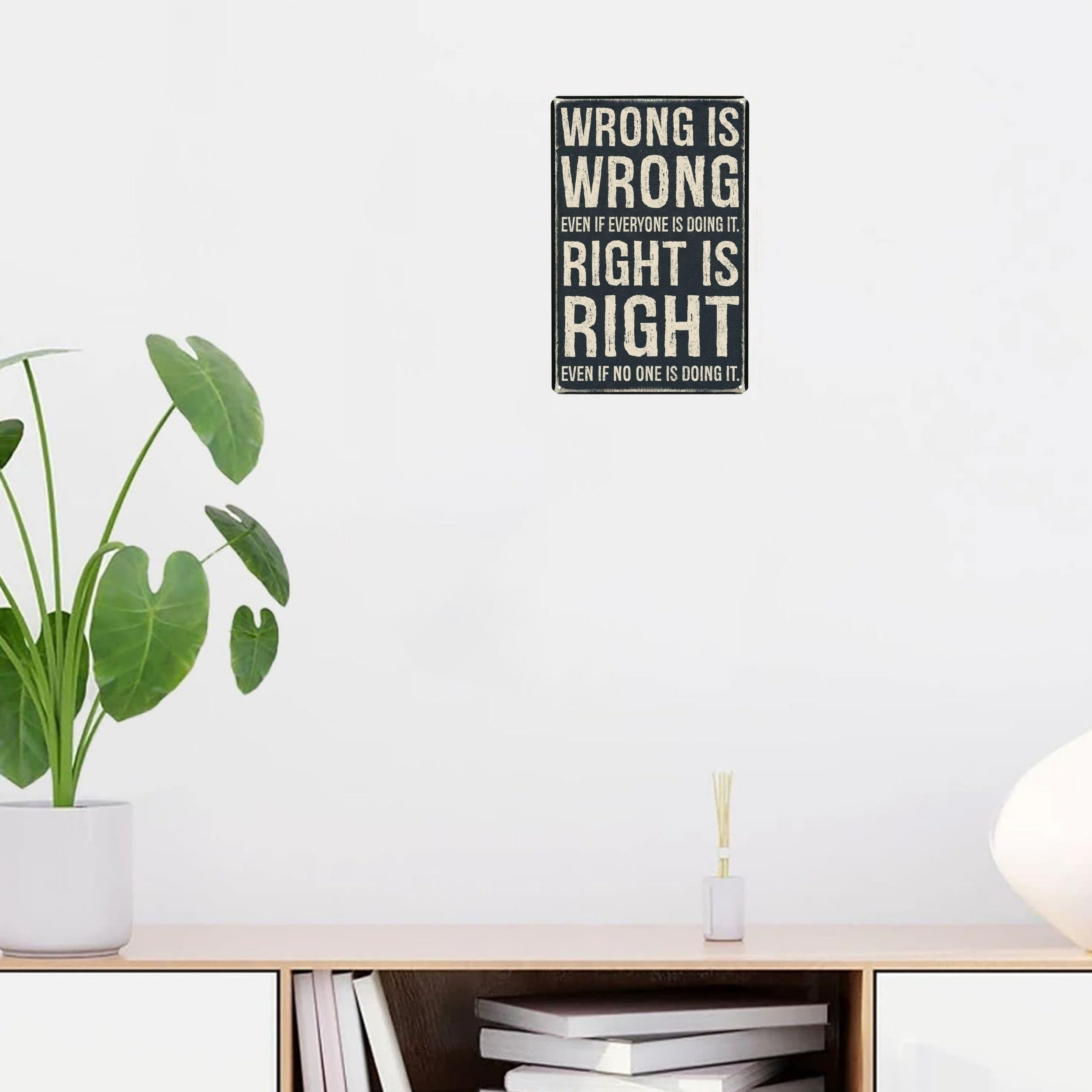 Funny Metal Tin Sign Quote Novelty Home Decor 11.81x7.87 Inches