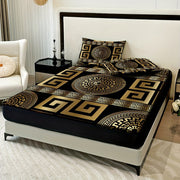 European Design 3-Piece Bedding Set Polyester Breathable Machine Washable