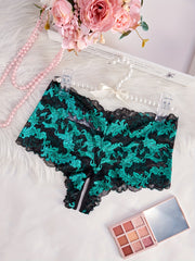 Chic Ikki Rangli Dantelli Ichki Kiyimlar - Jozibador, O'rta Balandlikda, Yarim Shaffof, Cho'ziluvchan, Yaqqol Muntazam Vaqtlar Uchun Ideal