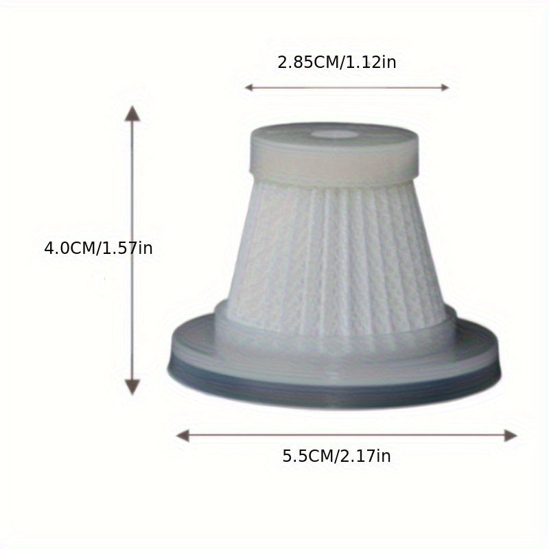 Комплект из 4 моющихся силиконовых HEPA-фильтров для автомобильного пылесоса, замена