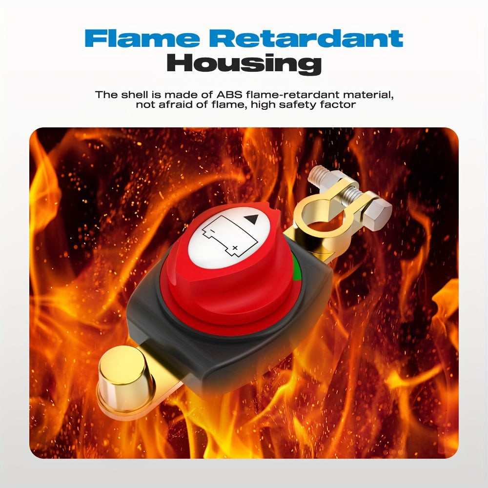 Battery Disconnect Switch 12V-48V Car Vehicle RV Boat Negative On Off Master