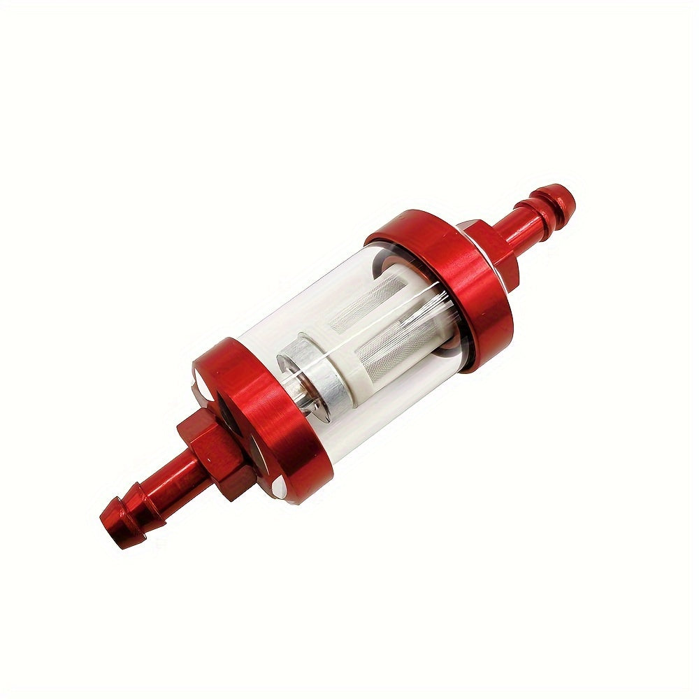 Universal alyuminiy qotishmasidan tayyorlangan mototsikl benzin filtri 8mm ATV, qumli pit bike uchun