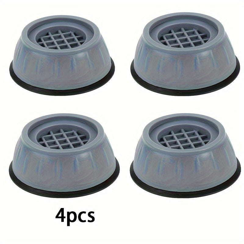 4pcs Anti-Vibration Mats for Washing Machines and Dryers Noise Reduction Floor Protection