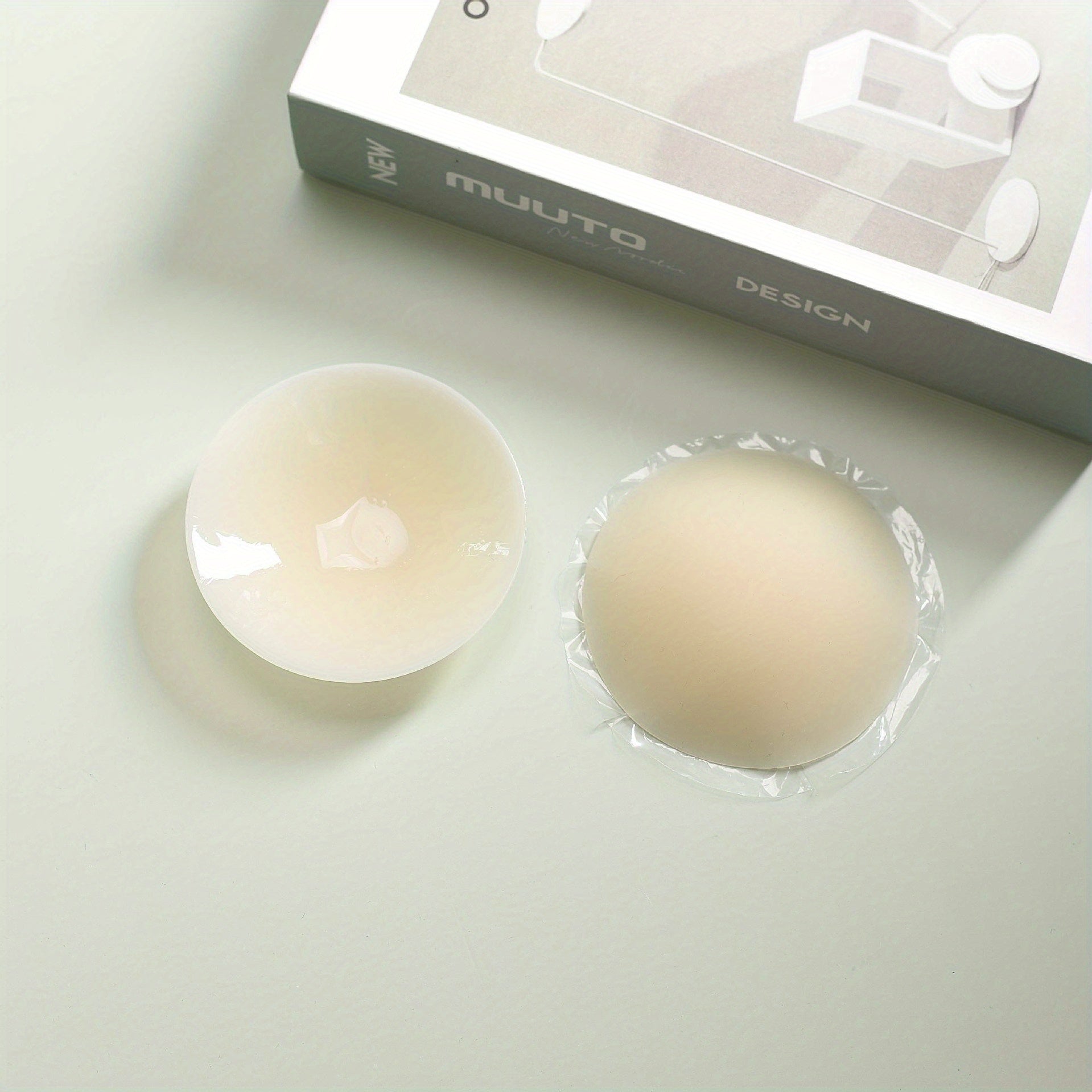 Silicone Nipple Covers for Women Strapless Invisible Breast Pasties Solid Color