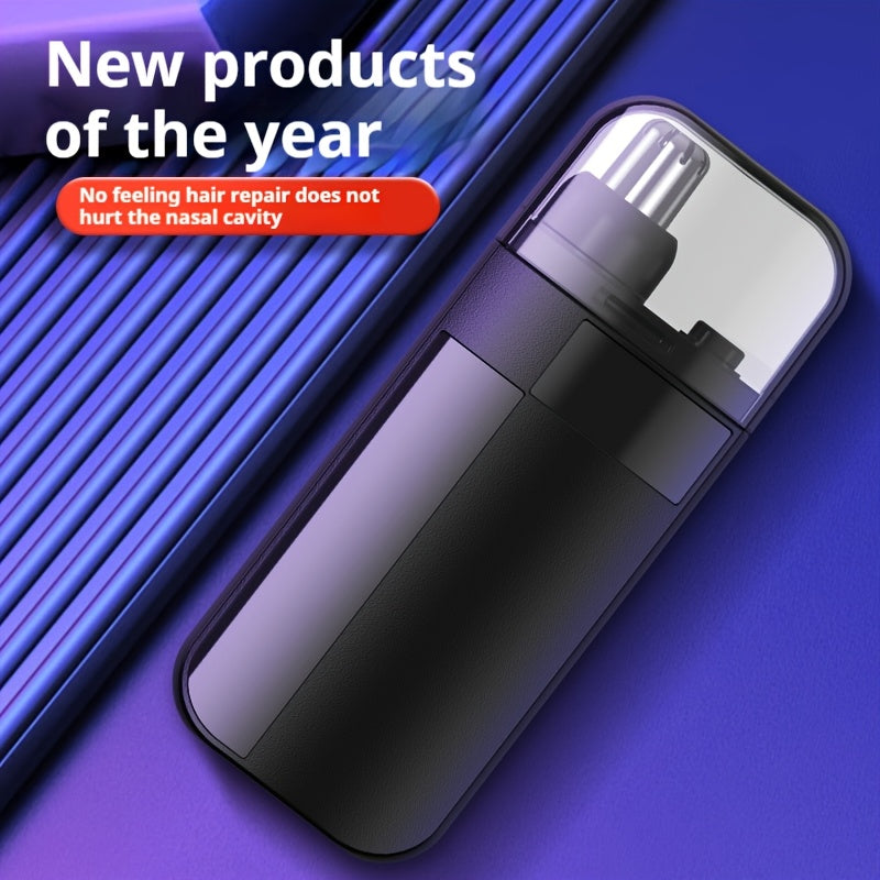 Rechargeable Nose Ear Hair Trimmer Painless Stainless Steel Blade Portable for Men Women