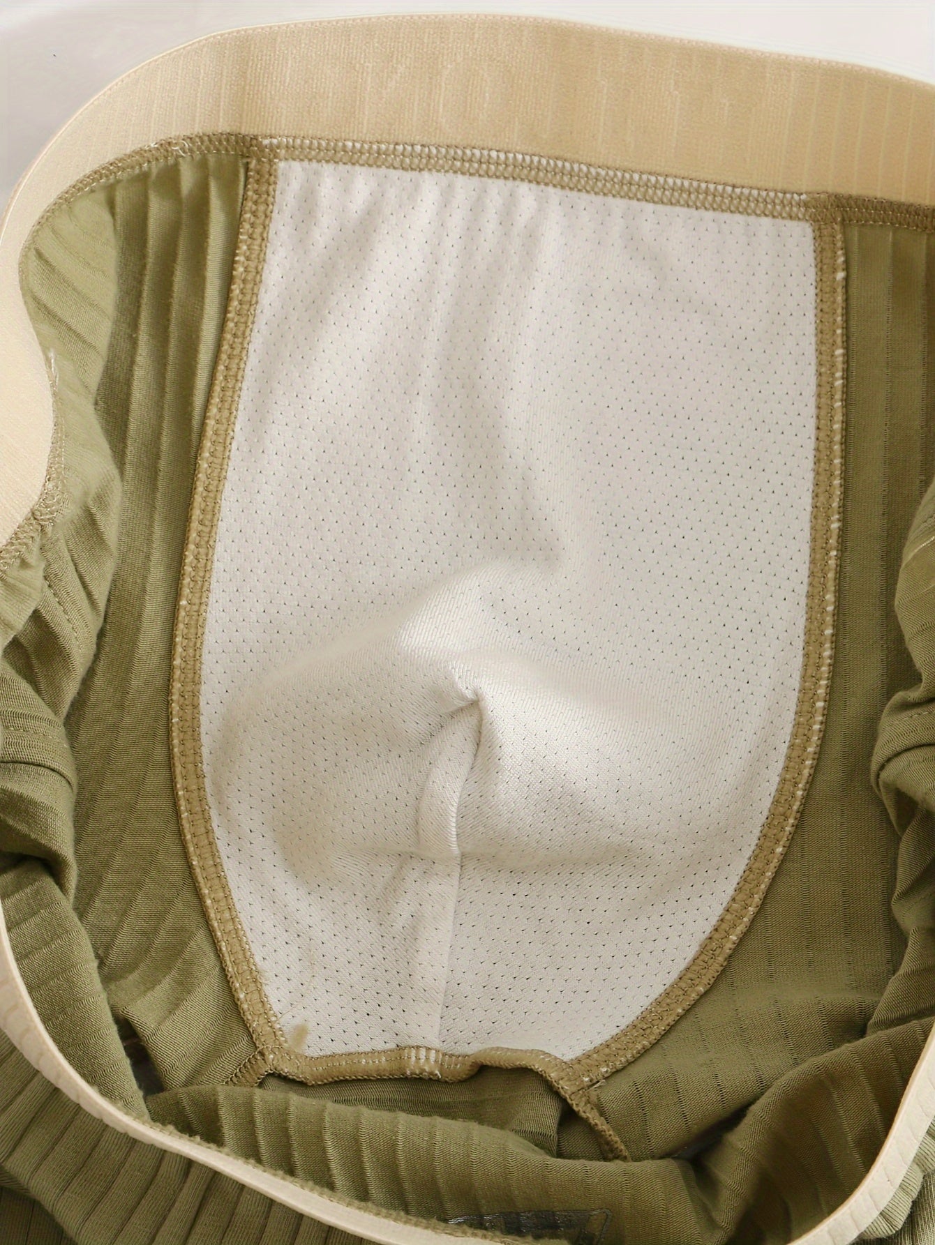 Men's Cotton Stretch Boxer Briefs 3 Pack Breathable Quick-Drying Striped